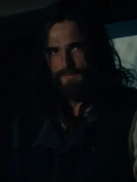 Wuthering Heights Jacob Elordi Vest featuring a sleek onyx textile and a premium tailored silhouette for a high-status cinematic profile.