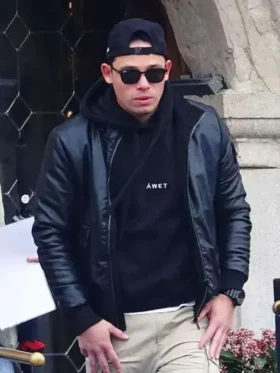 Anthony Ramos Black Leather JKT TV