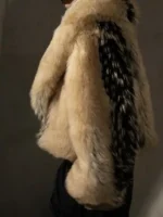 The iconic Erin Andrews viral fur coat seen on FOX NFL Sunday.