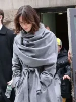 Rebecca Hall Grey Coat TV