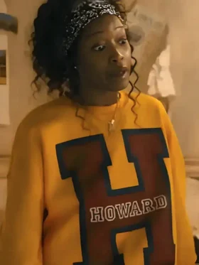 2026 Samira Fisher Yellow Sweatshirt Front View