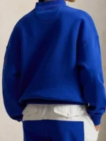 2026 Team USA Blue Mockneck Sweatshirt Back View