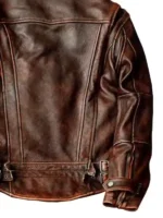 Adventure Bound Brown Leather Jacket Side View
