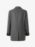 Charly Clive Rooster 2026 Grey Blazer Back View