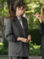 Charly Clive Rooster 2026 Grey Blazer View Look