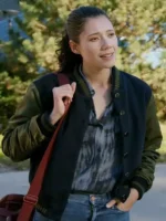 Violet Mikami Varsity Jacket Front View