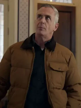 Christopher Herrmann Brown Puffer Jacket Front View