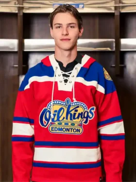 Edmonton Oil Kings Superior Lacer Hoodie Front View