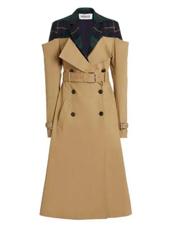 Ghost S02 Carrie Milgram Trench Coat Front View Ghost S02 Carrie Milgram Trench Coat Front View