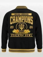 Indiana Hoosiers 2026 Peach Bowl Champions Jacket Back View
