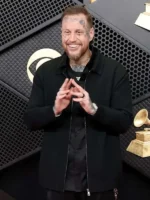 Jelly Roll Grammy Award Black Jacket Look View