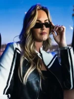 Bandy NBA All-Star 2026 Leather Jacket Close-Up