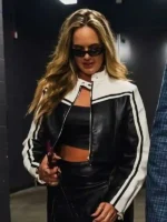 Bandy NBA All-Star 2026 Leather Jacket Front View