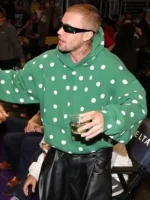 Justin Bieber Polka Dot Hoodie Front view