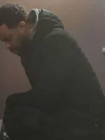 LaRoyce Hawkins Chicago PD Black Puffer Jacket Hood Detail