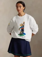 Lauren US Open Polo Bear Sweatshirt Front Look