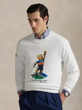 Lauren US Open Polo Bear Sweatshirt Front View