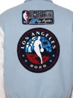 Los Angeles All Star 2026 Varsity Jacket Back Work View