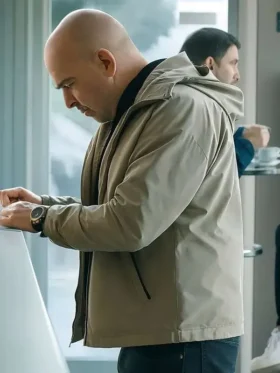 Luis Tosar Salvador Hooded Jacket Front View