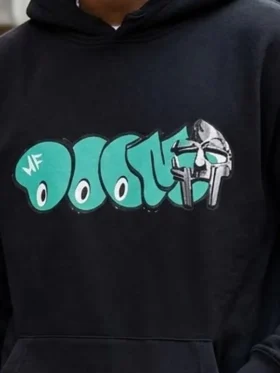 MF Doom Hoodie Close-Up View