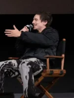 Chalamet Marty Supreme 2026 Black Jacket Side View