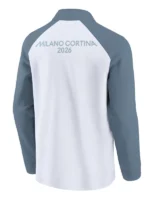 Milano Cortina 2026 Olympics Half Zip Top Back Side View