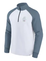 Milano Cortina 2026 Olympics Half Zip Top Front Side View