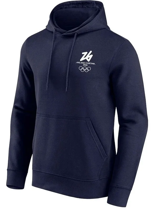 Milano Cortina 2026 Olympics Hoodie Front View