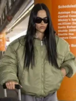 NYFW 2026 Amelia Gray Bomber Jacket Front View