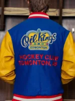 Oil Kings Royal Letterman Jacket Back View