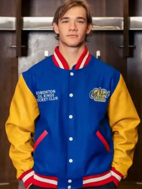 Oil Kings Royal Letterman Jacket Front View