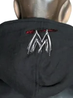 Back view of the Loiter X WWE Raw Is War jacket showing the large-scale commemorative graphic.