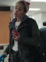 Rose Byrne Tow Leather Jacket Style