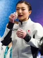 Sakamoto Milano Cortina Olympics Jacket Close-Up