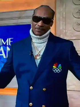 Snoop Dogg NBC Olympics Green Blazer Front View