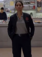 Stella Kidd Chicago Fire S12 Blue Jacket Front View