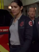 Stella Kidd Chicago Fire S12 Blue Jacket Side View