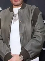 Super Bowl 2026 Fat Joe Leather Jacket Closure View