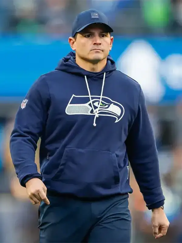 Super Bowl 2026 Mike Macdonald Hoodie Full View Super Bowl 2026 Mike Macdonald Hoodie Full View