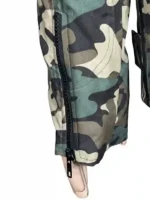 Back view of the Supreme Vanson Cordura jacket showcasing the large leather spider-pattern branding and reinforced seams.