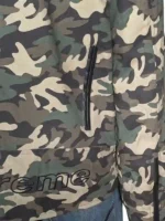 Detailed shot of the snap collar and heavy-duty zipper hardware on the Supreme Vanson Cordura jacket.