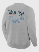Team USA 2026 Winter Olympics Sweatshirt Close-Up Back