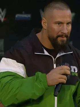 Bron Breakker Royal Rumble 2026 bomber jacket streetwear look