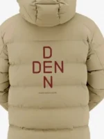 Olympics 2026 Team Denmark Puffer Jacket Close-Up