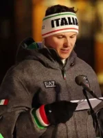 Winter Olympics Team Italy EA7 Jacket Front View