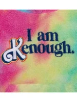 Front view of the Barbie I Am Kenough Ken Hoodie with its signature bold text.
