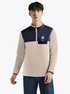 cortina olympics microfleece jacket front look