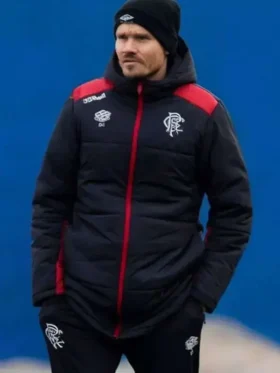 Danny Rohl Puffer Jacket Front View in Premium Polyester