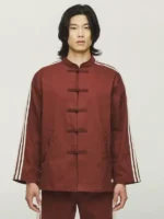 A high-quality image of the fox brown Adidas Chinese New Year cotton jacket.
