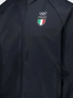The Olympics 2026 Italy Black Track Jacket for a high performance look.